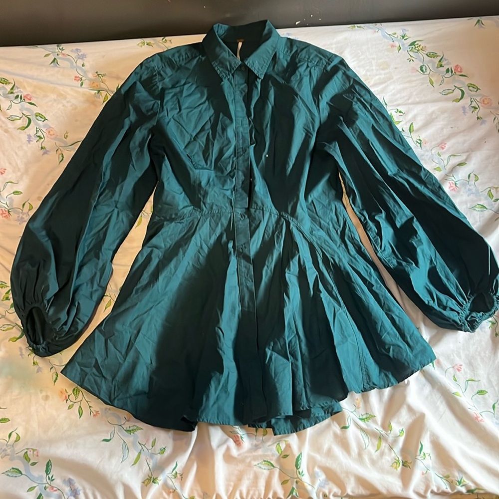Button Up mini Dress - Picture 1 of 2